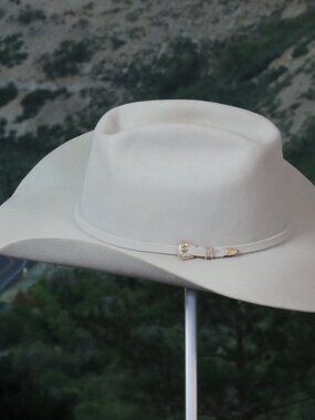 Vintage Stetson 4x beaver Cowboy hat, 7 ¼, customized